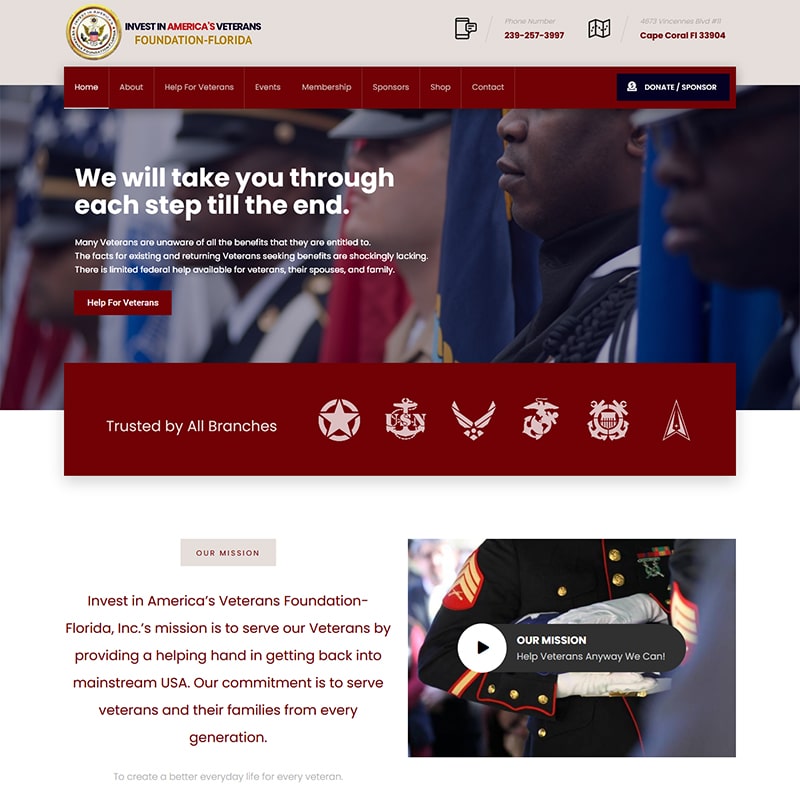 INVEST IN AMERICA'S VETERANS FOUNDATION-FLORIDA, INC