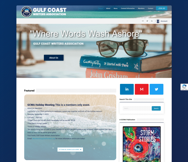 Screenshot 2025-01-03 at 11-38-41 Gulf Coast Writers Association – A forum for fellowship education and information for writers in Southwest Florida